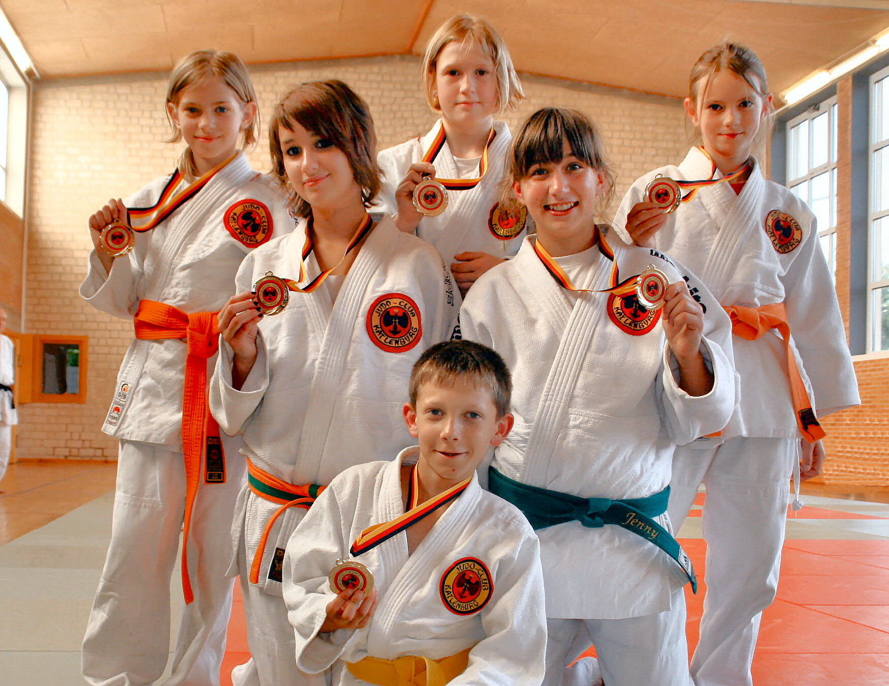 Die Goldmedaillengewinner des Judo-Club Katlenburg